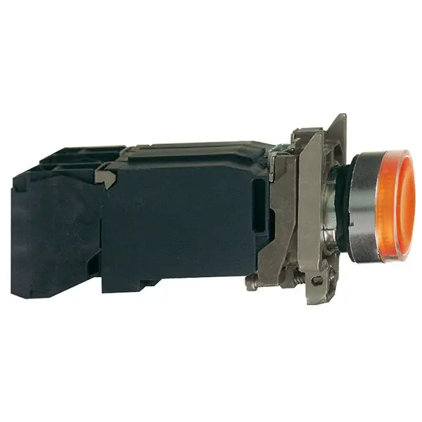 Produktfoto 1 von Schneider Electric Harmony XB4 Druckschalter Beleuchtet Schleichkontakt Panel Ø 22.5 mm, 1 Schließer / 27A 254 V dc 220