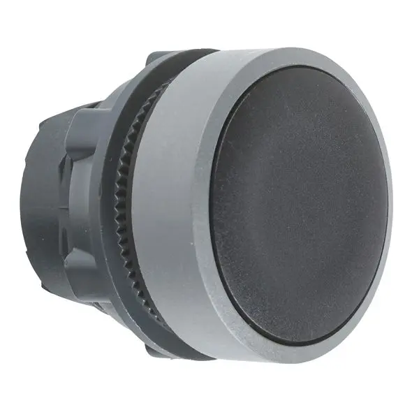 Produktfoto 1 von Schneider Electric Harmony Drucktastenkopf Ø 22mm, Schwarz Einsteck-Anschluss Rund, IP66