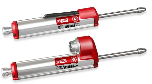 Produktfoto 1 von RS PRO Positionssensor Potenziometer, 28 V dc 25mm, Spannungsteiler mit Ø 5mm Schaft