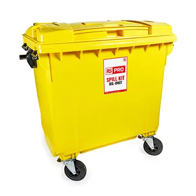 Produktfoto 1 von RS PRO Bindemittel-Kit, Aufnahme bis 600 L, Einsatz in Ölbeständig