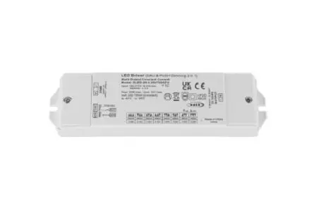 Produktfoto 1 von RS PRO LED-Treiber, 20.3 W 200 → 240 V ac 250 to 700 mA, Ausgang 3/42 V DALI2