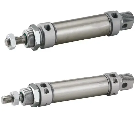 Produktfoto 1 von RS PRO RS PRO DNM Pneumatikzylinder 40 mm Doppeltwirkend, Bohrung Ø 25 mm, bis 10 bar