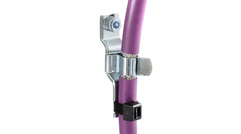Produktfoto 1 von Icotek Kabelklemme Clip Rastend, Kabel-Ø 11mm Federstahl silbern