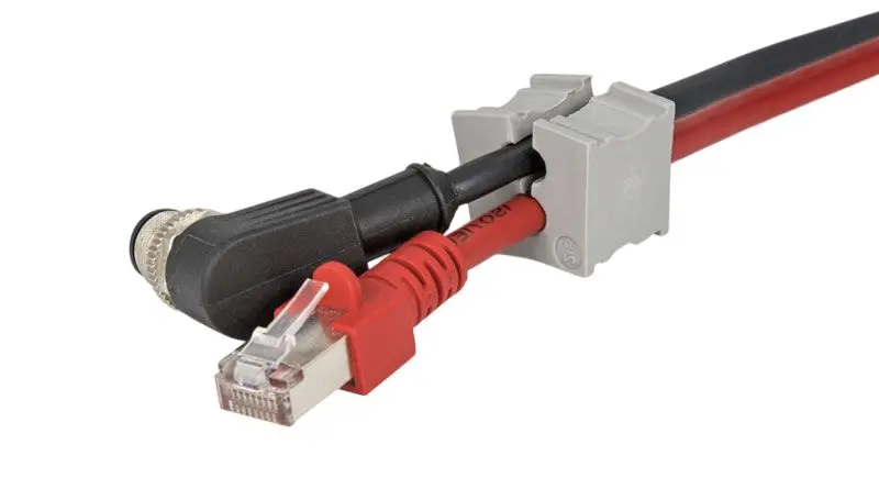 Produktfoto 1 von Icotek KT Kabeltülle 1 mm, Typ Kabeltülle bis Ø 2 mm Elastomer Grau -40 °C min. 100 °C max.
