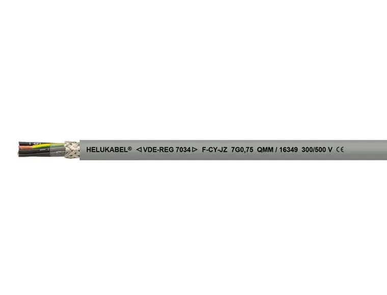 Produktfoto 1 von Helukabel F-CY Steuerkabel 1,5 mm² Geschirmtes PVC Schirmung