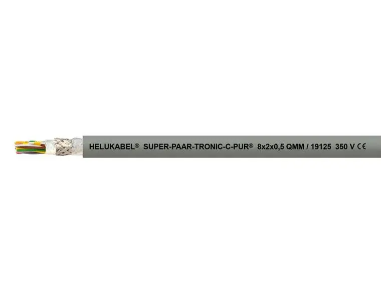 Produktfoto 1 von Helukabel SUPER-P Steuerkabel 0,25 mm² Geschirmte PUR Schirmung