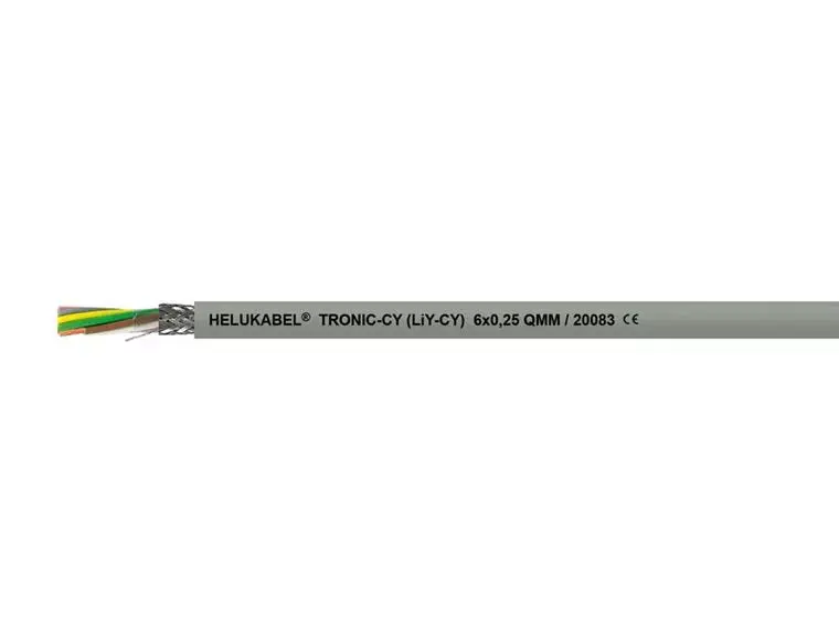 Produktfoto 1 von Helukabel TRONIC-CY Steuerkabel 0,34 mm² Geschirmtes PVC Schirmung
