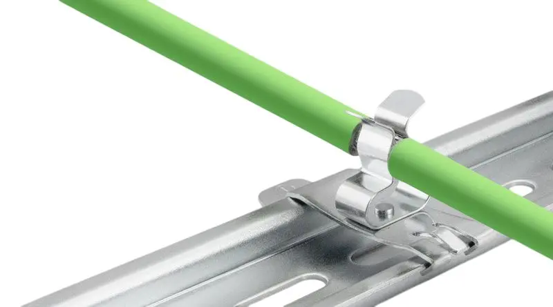 Produktfoto 1 von Icotek Kabelklemme Clip Rastend, Kabel-Ø 8mm Federstahl silbern