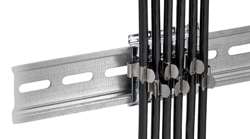 Produktfoto 1 von Icotek Kabelklemme Clip Rastend, Kabel-Ø 6mm Federstahl silbern