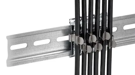 Produktfoto 1 von Icotek SFS-SKL Kabelklemme Klemme, Kabel-Ø 6 mm Federstahl Silber 15mm x 22.2 mm x 50.3 mm