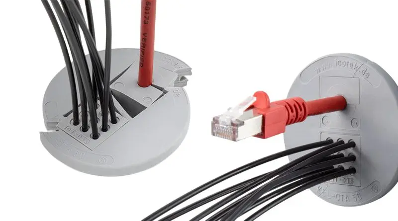 Produktfoto 1 von Icotek KEL Kabelverschraubungssatz, PG13.5 Elastomer Grau/ 15 mm, IP54