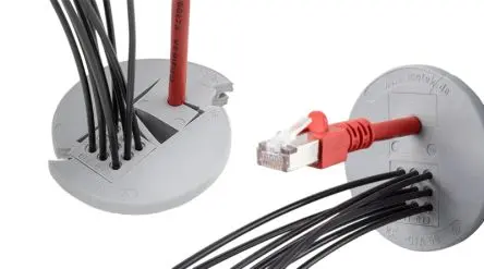 Produktfoto 1 von Icotek KEL Kabelverschraubungssatz, PG13.5 Elastomer Grau/ 15 mm, IP54