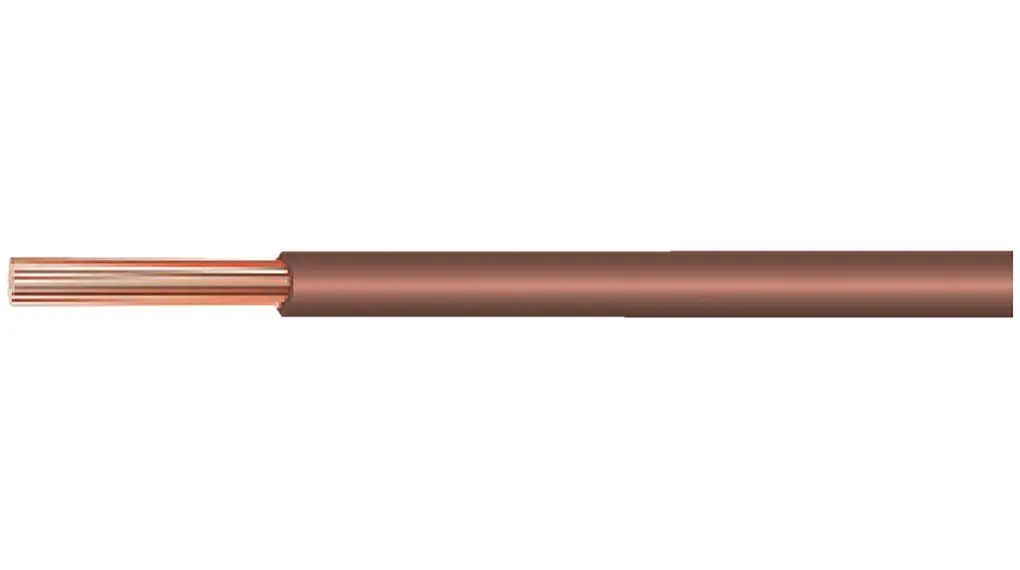 Helukabel Einzeladerleitung 4, 12 100m Braun PVC isoliert