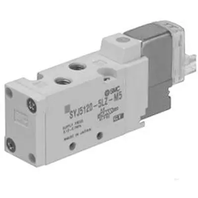 Produktfoto 1 von SMC SYJ5000 Magnetventil 4/5 Port Solenoid Valve, Elektromagnet-betätigt 24V dc