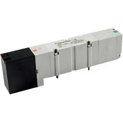 SMC VQ4000 Magnetventil 2 Position Single, Elektromagnet-betätigt 24V dc