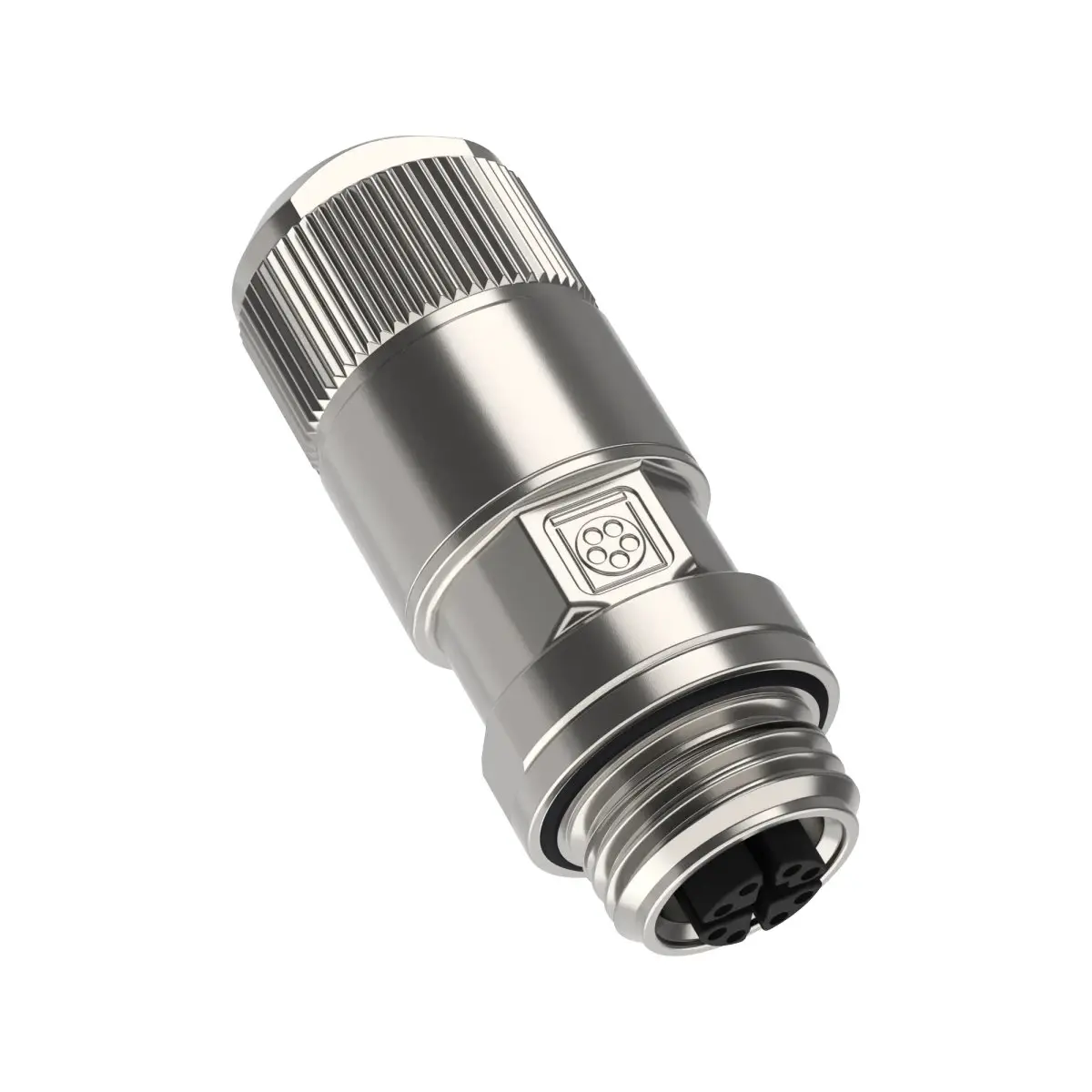 Produktfoto 1 von Lapp EPIC DATA M12 Industrie-Rundsteckverbinder Buchse 8-polig Buchse 0.5A Kabel IP40