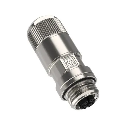 Produktfoto 1 von Lapp EPIC DATA M12 Industrie-Rundsteckverbinder Buchse 8-polig Buchse 0.5A Kabel IP67