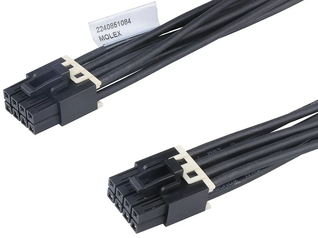 Produktfoto 1 von Molex 8 224085 Kabel-Platine-Kabelkomponente Mini-Fit Max 8 / Mini Fit Max Buchse / Buchse, 150 mm