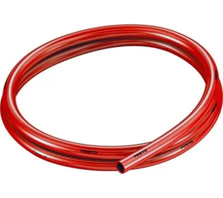 Produktfoto 1 von Festo Schlauch, Ø 7 mm 10 mm Außen-ø  Rot Thermoplastisches Elastomer 1 Mpa