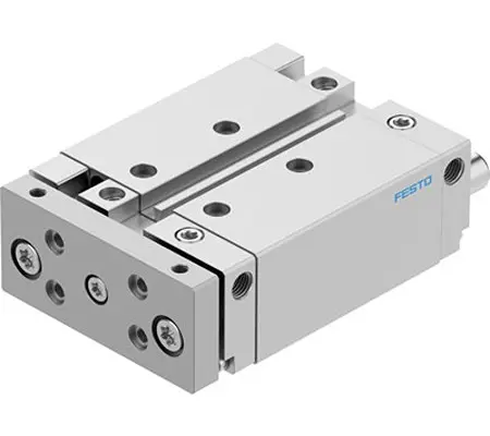 Produktfoto 1 von Festo DFM DFM-25-50-B-PPV-A-GF Pneumatik-Führungszylinder doppeltwirkend mit Gleitlager, Bohrung Ø 25mm / Hub 50mm