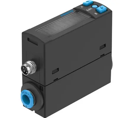Produktfoto 1 von Festo SFAH Luft, Argon, Stickstoff Durchflusssensor 22 → 26 V 0.1 L/min → 5 L/min Typ Durchflussmessung