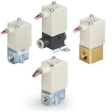 Produktfoto 1 von SMC VDW20JA Pneumatik-Magnetventil G1/4, G1/8, Elektromagnet-betätigt 12 → 24V
