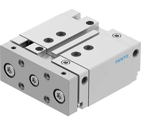 Produktfoto 1 von Festo DFM DFM-32-25-B-PPV-A-KF Pneumatik-Führungszylinder 25 mm Doppeltwirkend, Bohrung Ø 32 mm bis 1 Mpa