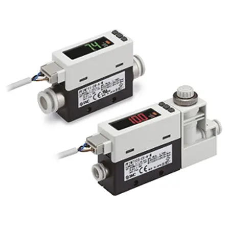 Produktfoto 1 von SMC PF2M7 Durchflusssensor 12 → 24 V 1 → 100 Typ Anzeigegerät