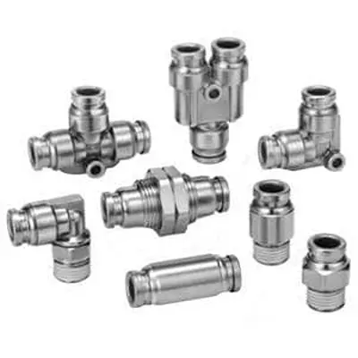 SMC KQG KQG2L08-01-F R 1/8 Mit Gewinde, R, 1 Mpa Chemikalienbeständig