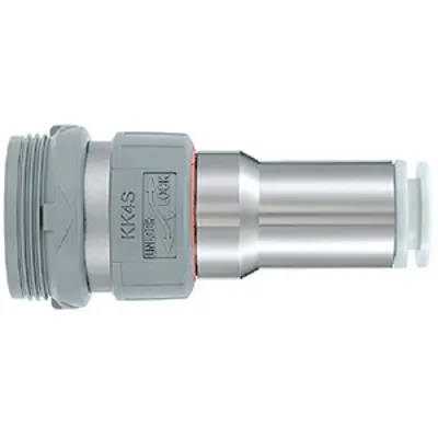 Produktfoto 1 von SMC Schlauchtülle Edelstahl Buchse, 10mm