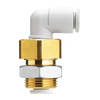 Produktfoto 1 von SMC KQ2 KQ2LE04-00N R 1/8-Außengewinde Stecker, NPT, 1 Mpa