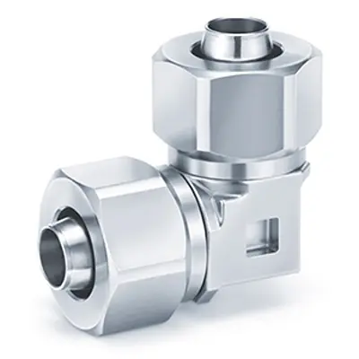 Produktfoto 1 von SMC KFG2L KFG2L1075-00 Gewinde-Stecker, ISO 7-1, 1 Mpa Chemikalienbeständig