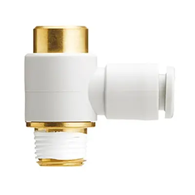 Produktfoto 1 von SMC KQ2 KQ2VS12-04AS R 1/2-Außengewinde Gewinde-Stecker, NPT, 1 Mpa