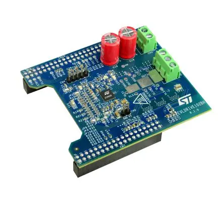 Produktfoto 1 von STMicroelectronics EVLDRIVE102BH MOSFET, Motorsteuerungs-Kit Evaluierungsplatine STDRIVE102BH STDRIVE102BH