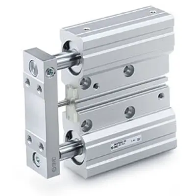 Produktfoto 1 von SMC JMGP JMGPM40TF-50 Kompakte Druckluftflasche 200 mm Doppeltwirkend, Bohrung Ø 40 mm, bis 0.7 Mpa