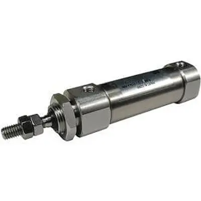 Produktfoto 1 von SMC CJ2 CDJ5B10SR-60-B Pneumatikzylinder 60 mm Doppeltwirkend, Bohrung Ø 10 mm, bis 1 Mpa