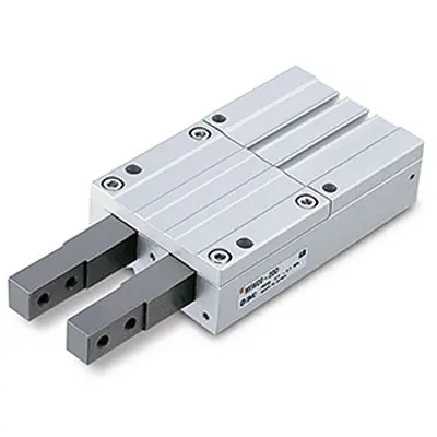 Produktfoto 1 von SMC MIW Pneumatikgreifer, Doppeltwirkend-Ausführung, 2 Greifarme, Parallel, 7 bar max.