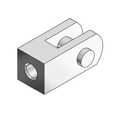 Produktfoto 1 von SMC Doppelte Gelenkverbindung 40 mm