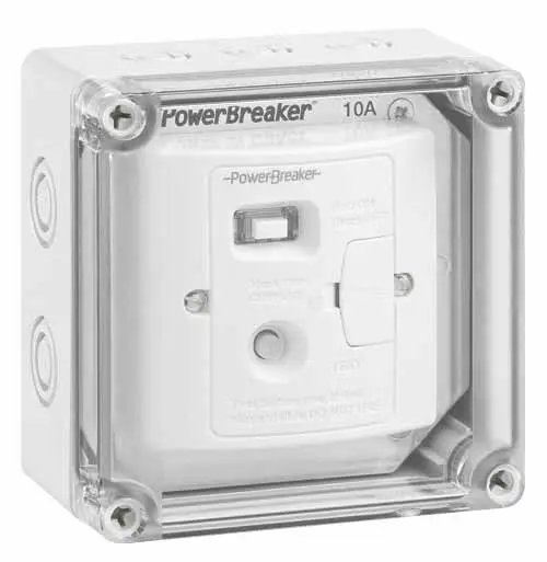 Produktfoto 1 von Powerbreaker H92IP-X Beleuchtungssteckverbinder, Anschluss, Kontakte: Yes IP40, Anz.Ausl. 2, Grau, Weiß