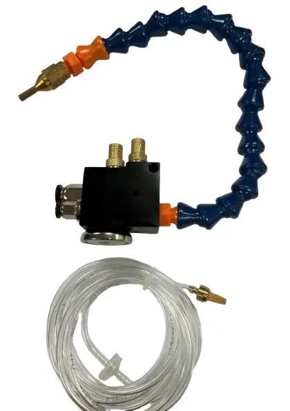 Produktfoto 1 von Linear Technology BSP Spray für Druckluft-Kühlsystem 2 Schläuche, 340mm Flexi-Schlauch, Magnetfuß, Ventil
