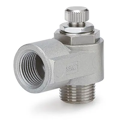 Produktfoto 1 von SMC EAS EAS4200-F04-S Funktionsverschraubung für Pneumatik-Schalldämpfer und Abluftdrosseln Buchse R Mit Gewinde Buchse