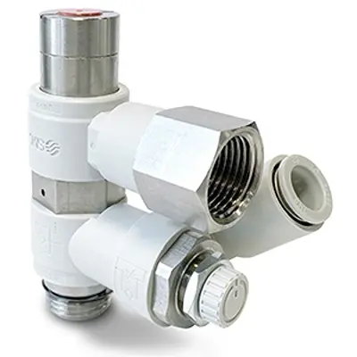 Produktfoto 1 von SMC ASP ASP630F-U04-12-X352 Funktionsverschraubung für Pneumatik-Schalldämpfer und Abluftdrosseln Buchse Mit Gewinde