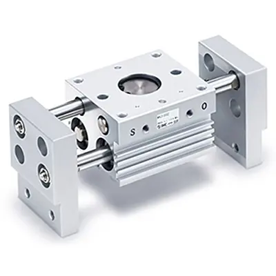Produktfoto 1 von SMC MHL2 Pneumatikgreifer, Doppeltwirkend-Ausführung, 2 Greifarme, Parallel, 6 bar max. M5