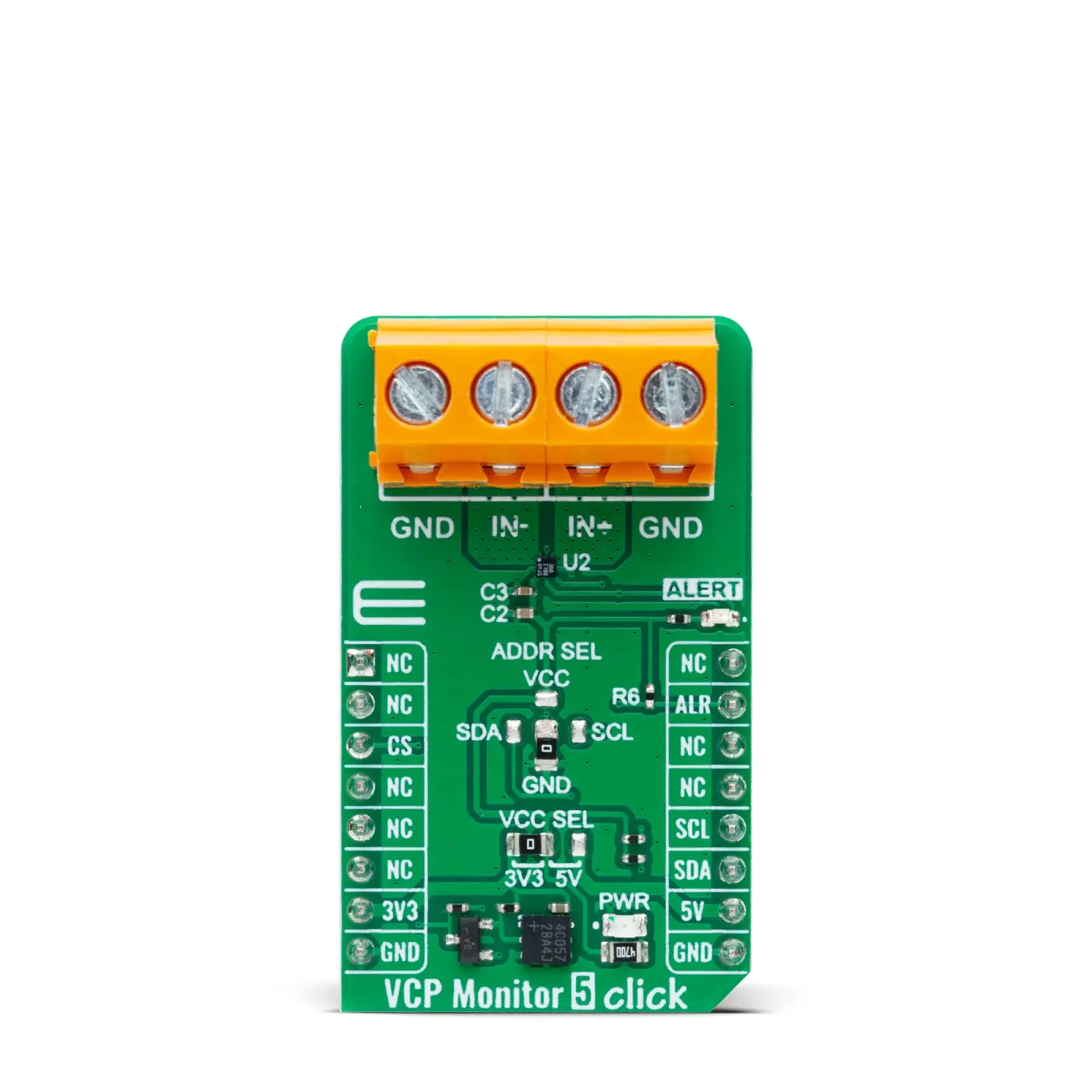 Produktfoto 1 von MikroElektronika INA700A Evaluierungsplatine, VCP Monitor 5 Click Spannungsmessung