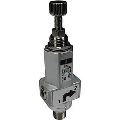 Produktfoto 1 von SMC ARJ Pneumatikregler M5 x 0.8, R 1/8 0.8 Mpa 20 L/min