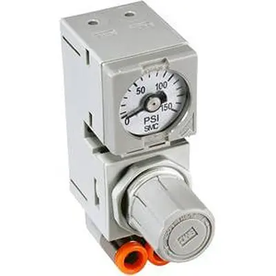Produktfoto 1 von SMC ARM Pneumatikregler 6 mm Tubing 1 Mpa 20 L/min