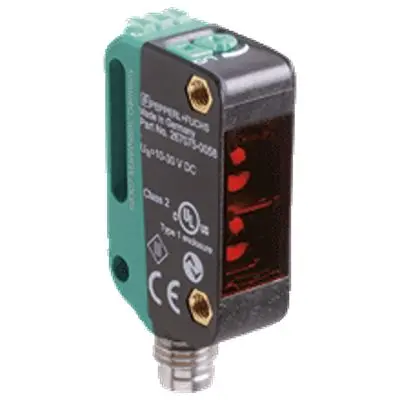 Produktfoto 1 von Pepperl + Fuchs zylindrisch Optischer Sensor, Triangulation, Bereich 150 mm, NC, NO, NPN, PNP Ausgang, 4-polig,