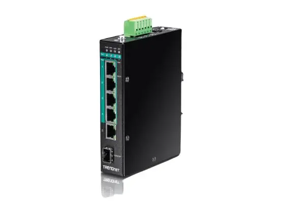 Produktfoto 1 von Trendnet TI-PG541I Gigabit-Switch PoE 6-Port Managed