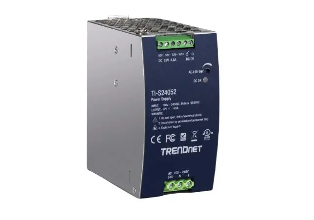 Produktfoto 1 von Trendnet TI-S24 DIN-Schienen Netzteil Industrielles Netzteil 370 V dc, 246V ac Wechselstrom/Gleichstrom / 4.6 A 48V 240