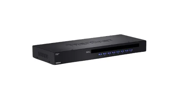Produktfoto 1 von Trendnet KVM-Switch 3-Port 1 Videoausgänge DVI 8 Displays USB 2048 x 1536 pixel